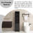 16 In. W X 14 In. D X 64 In. Bathroom Storage Cabinet For Small Space-107393305