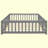 Floor Platform Bed With Fence Guardrails And Door-2006974971-2006606179