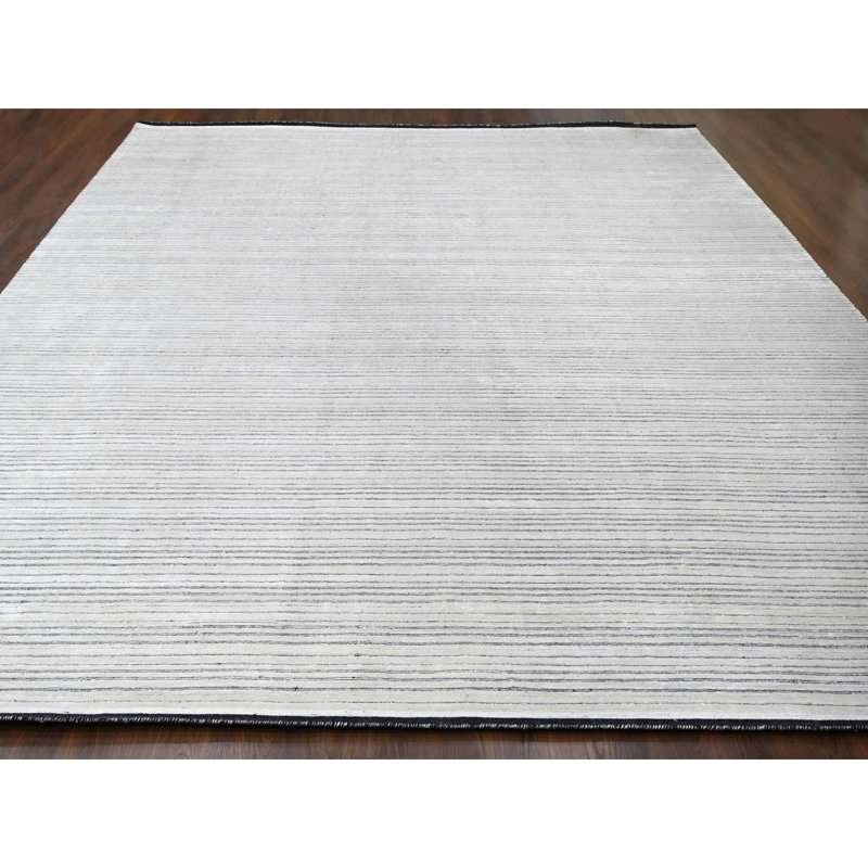 Wilniya One-of-a-Kind 14' X 16' New Age Wool Area Rug Ivory