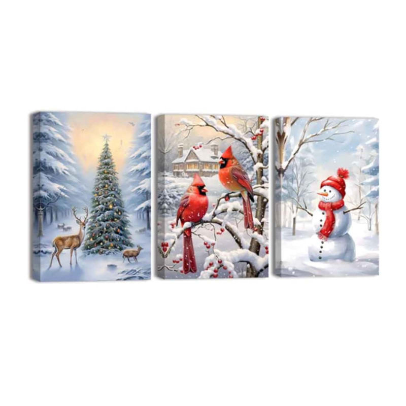 5.63 3 Piece Wrapped Canvas Print, 60 cm H x 120 cm W