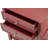Valencia Nightstand - Rectangle Modern End Table with 2 Drawers for Bedroom, Burgundy-1973911341