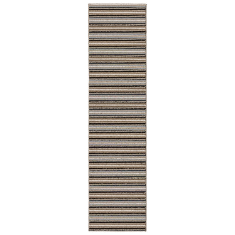 Penellope Striped Indoor Rug, Runner 2' x 8'