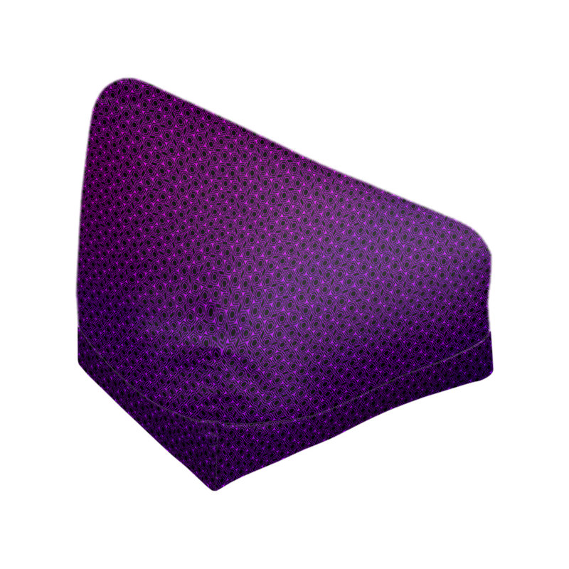 Sac de pois Leffel, H 38 po x l 42 po x P 29 po, Housse de pouf, Mauve foncé