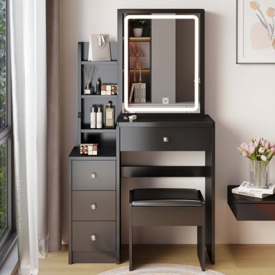 Bedside Cabinet Vanity Table by Ivy Bronx