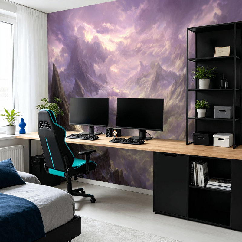 Papier peint adhésif auto-adhésif moderne pour la chambre à coucher Peel and Stick L 100 po x l 144 po