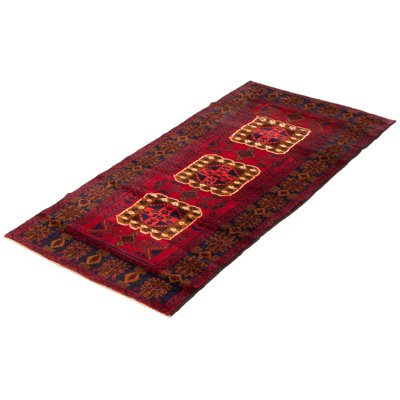 Dequita Wool Oriental Indoor Rug