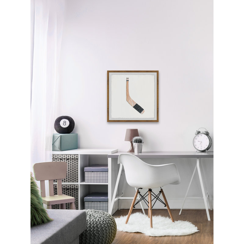 Flanders «Hockey Stick», art encadré, H 18 po x l 18 po x P 1,5 po
