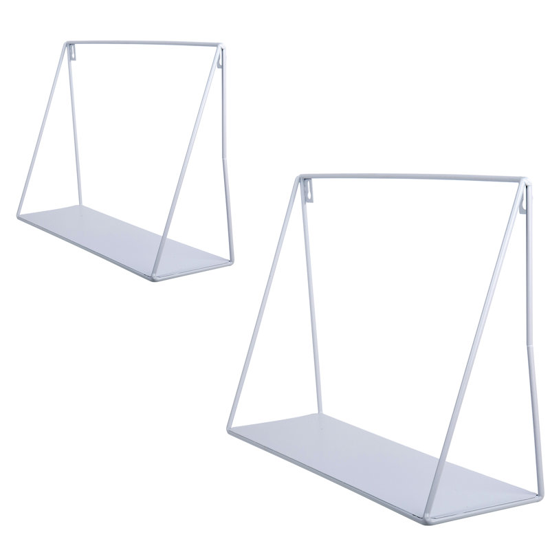 Ensemble de 2 tablettes flottantes, blanc
