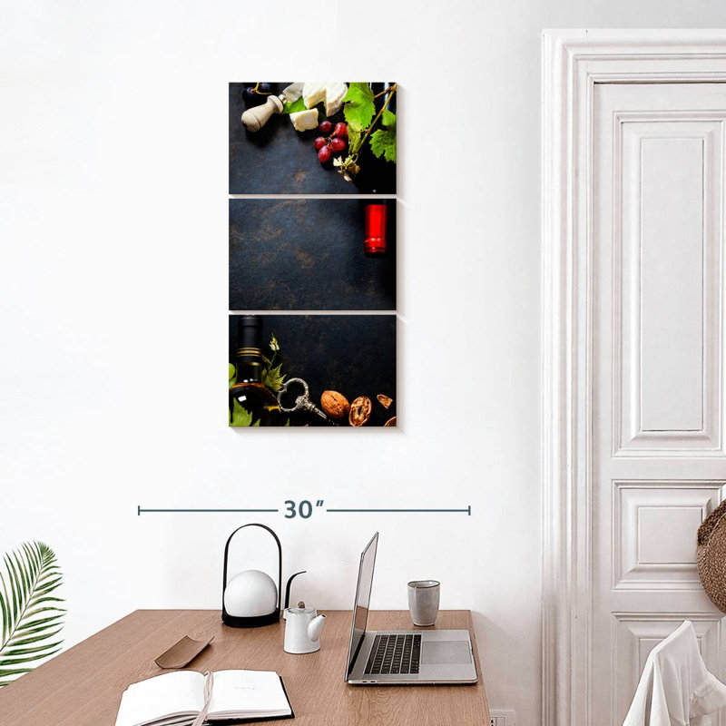 Wine Pairing Table, 32" H x 15" W