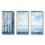 «White and Blue Winter Forest Collage VII - Winter Landscape», art mural-441274624-441274630