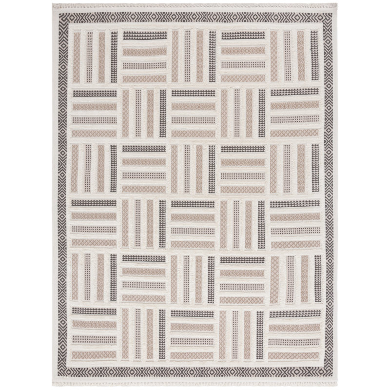 Tapis à motif géométrique Urban Performance, Rectangle 8 pi x 10 pi