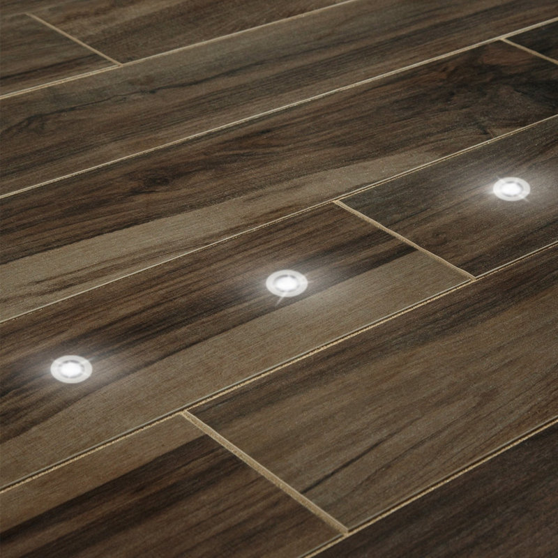 Bonaira Silver Plug-in Integrated LED Metal Deck Light Pack