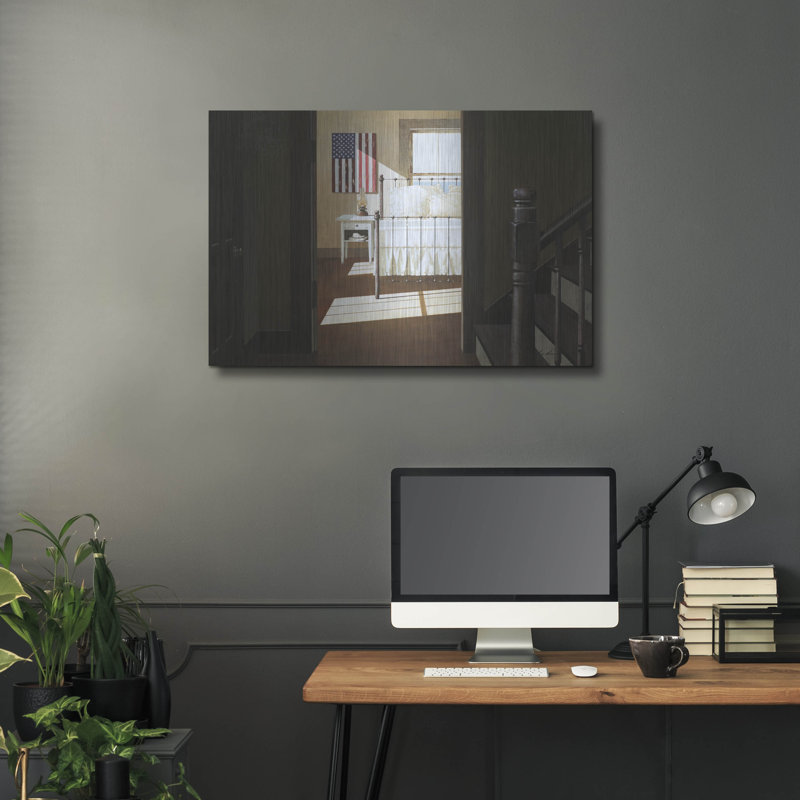 «Chambre à coucher» par Zhen-Huan Lu, H 24 po x l 36 po