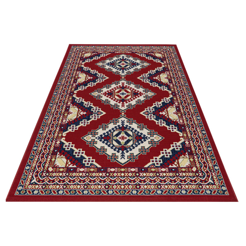 Lily-Faith Indoor / Outdoor Rug, Rectangle 5'3"x7'7"