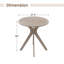 Table bistro d'extérieur en bois d'acacia