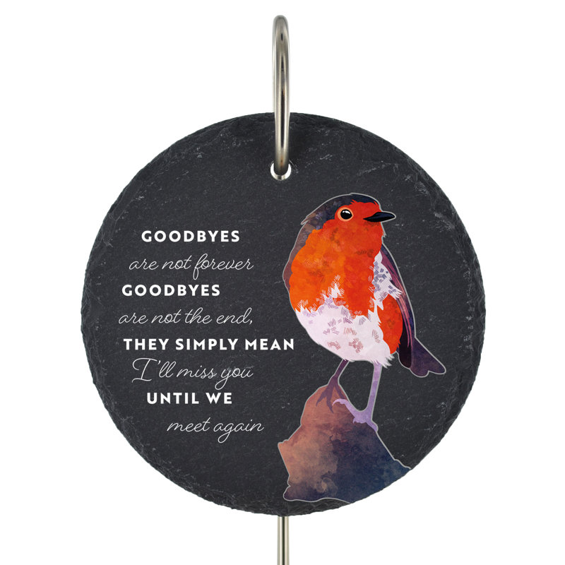 Bortzer Waterproof Stone Birds Memorial Plaque/Stone