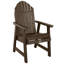 Chaise Adirondack en plastique avec table Anette-631427145