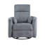Mobilier de salon en velours côtelé gris-134651231