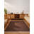 Alithea HAND WOVEN FLAT WEAVE KILIM WOOL ECO-FRIENDLY AREA RUGS - Rectangle, Dark Brown Color, Plain Solid Design, Low Pile Handmade Area Rugs for Living Room, Bed Room-126643375-27436279