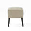 Banc d'appoint moderne avec accoudoirs évasés et garniture cloutée, sièges de chambre à coucher ou de vestibule-533766607