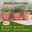 Round Flower Tray 6 Pcs Plastic-1918152163-1918152167