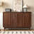 Walnut Solid Wood Shoe Storage Bench