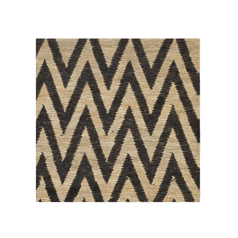 Tapis en jute noué à la main Louisos, Rectangle 8 pi x 10 pi
