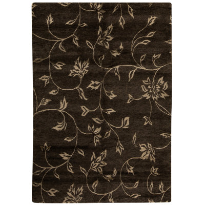 Wool Floral Area Rug