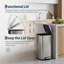 Stainless Steel Step On Kitchen Rubbish Bin-535116993
