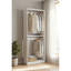 Garde-robe en bois 32 "avec tringles Prosper