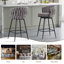 Tabouret de bar pivotant à motif courbé-1118160425-1291431362
