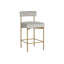 Seneca Upholstered Stool with Metal Frame