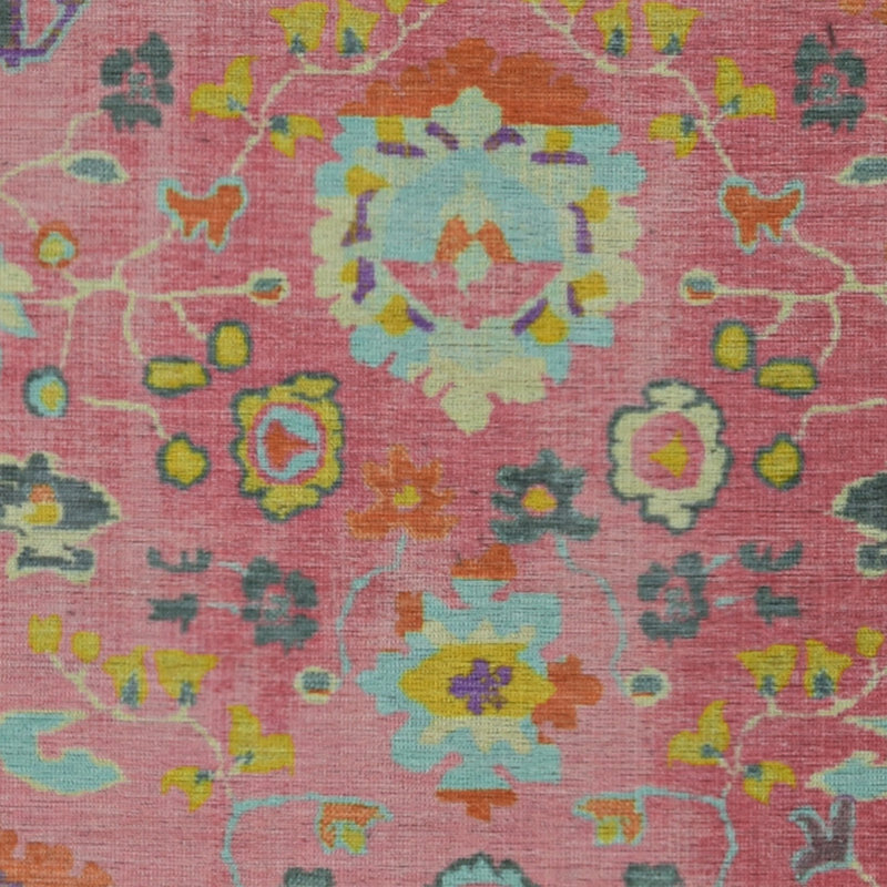 Connie-May Pink And Blue Runner Rug, Runner 2'2" x 10'