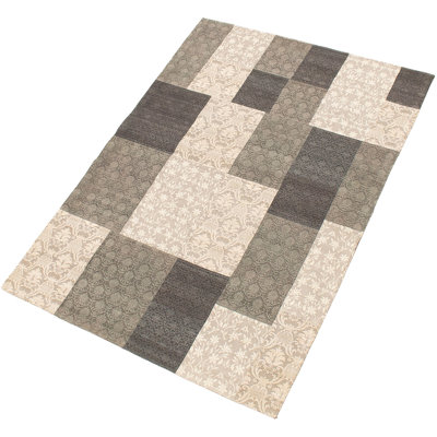 Mowgli Chenille Geometric Indoor Rug