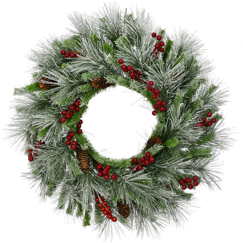 Buffalo Fir Faux 25'' Wreath