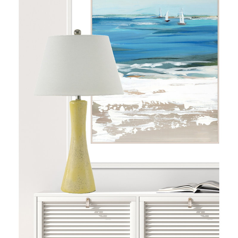 Lampe de table 28 po Stratus, Jaune