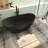 65'' x 33'' Freestanding Soaking Solid Surface Bathtub-112293182