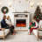 40" W Electric Fireplace With Mantel-120098246