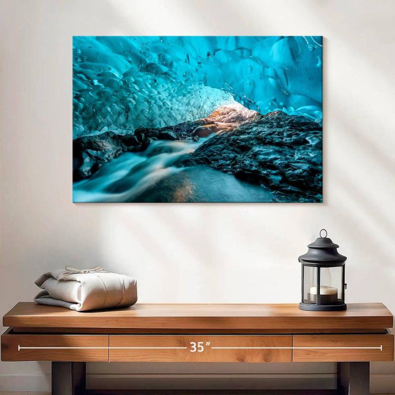 Alvord Inside Vatnajokull Glacier, 16" H x 24" W
