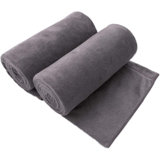 Microfiber Bath Towel 2 Pack(30" X 60"), Oversized Thick Towels, Soft, Super Absorbent And Fast Drying, No Fading Multipurpose Use For Sports, Travel, Fitness, Yoga, 30 In 60 In, Grey Count