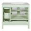 Armoire de salle de bain 36 po avec portes gaufrées
