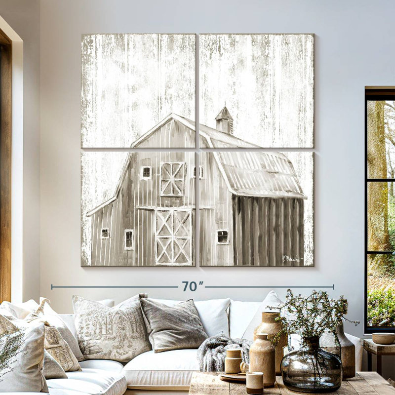 Lilie White Wood Barn I