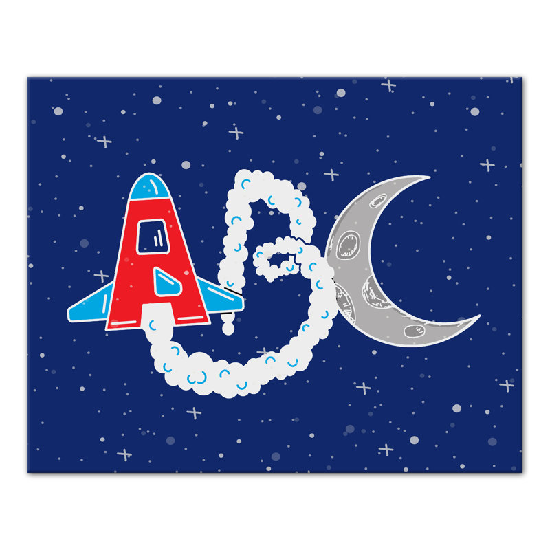 Art sur toile scape abc space Brandt, H 16 po x l 20 po x P 1,25 po