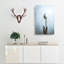 Solitary White Tulip - Wrapped Canvas-56658931