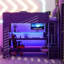 Lit mezzanine pour enfants Jarrah-2046827701