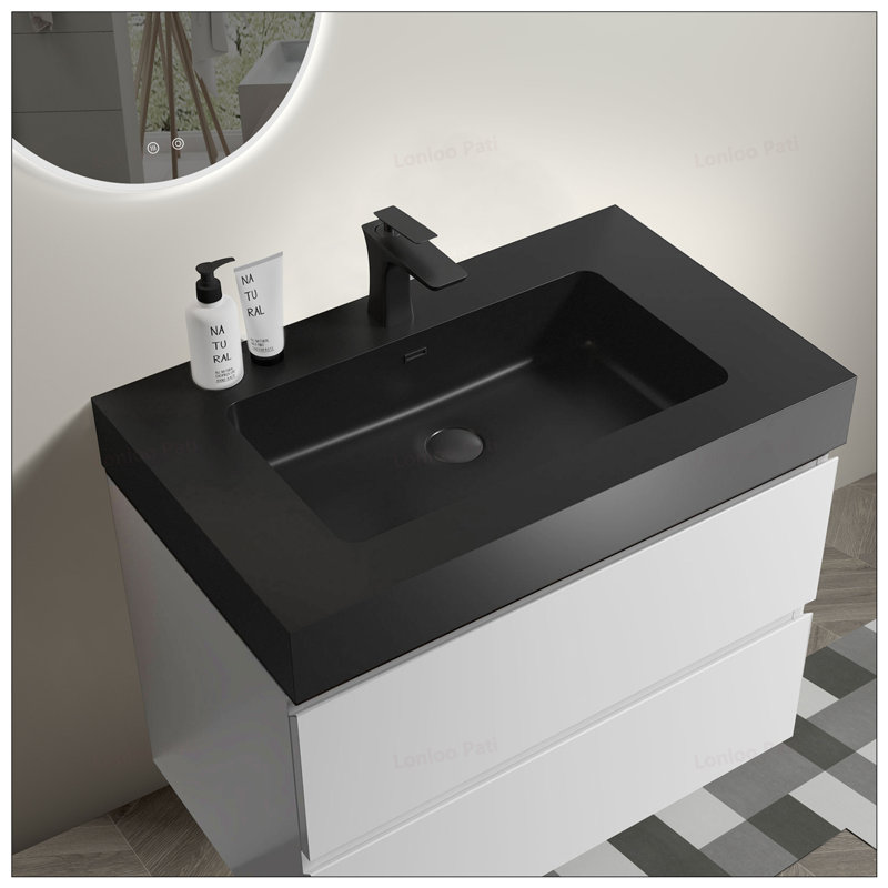 Meuble-lavabo flottant 30 po avec lavabo, 30"