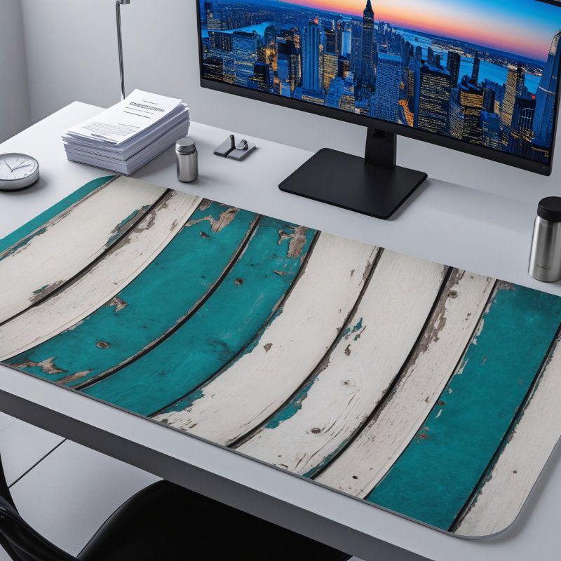 Polyester Desk Pad, 14.4x12.1