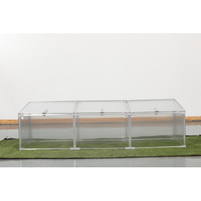 Serre en polycarbonate pour l'extérieur en hiver