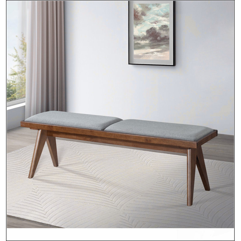 Keira Bench ( Fabric) Simple design, comfortable and durable, multi-functional bench