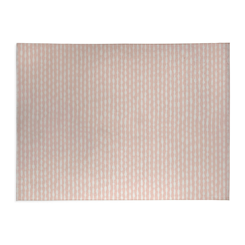 Tapis de bureau décoratif Play Way, L 6 pi x L 4 pi, Rose